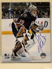 Dwayne Roloson Signed Edmonton Oilers 8x10 Photo HockeyInk