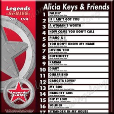 KARAOKE CD G LEGEND SERIES VOL-194 Alicia Keys and Friends New in Plstic/Print