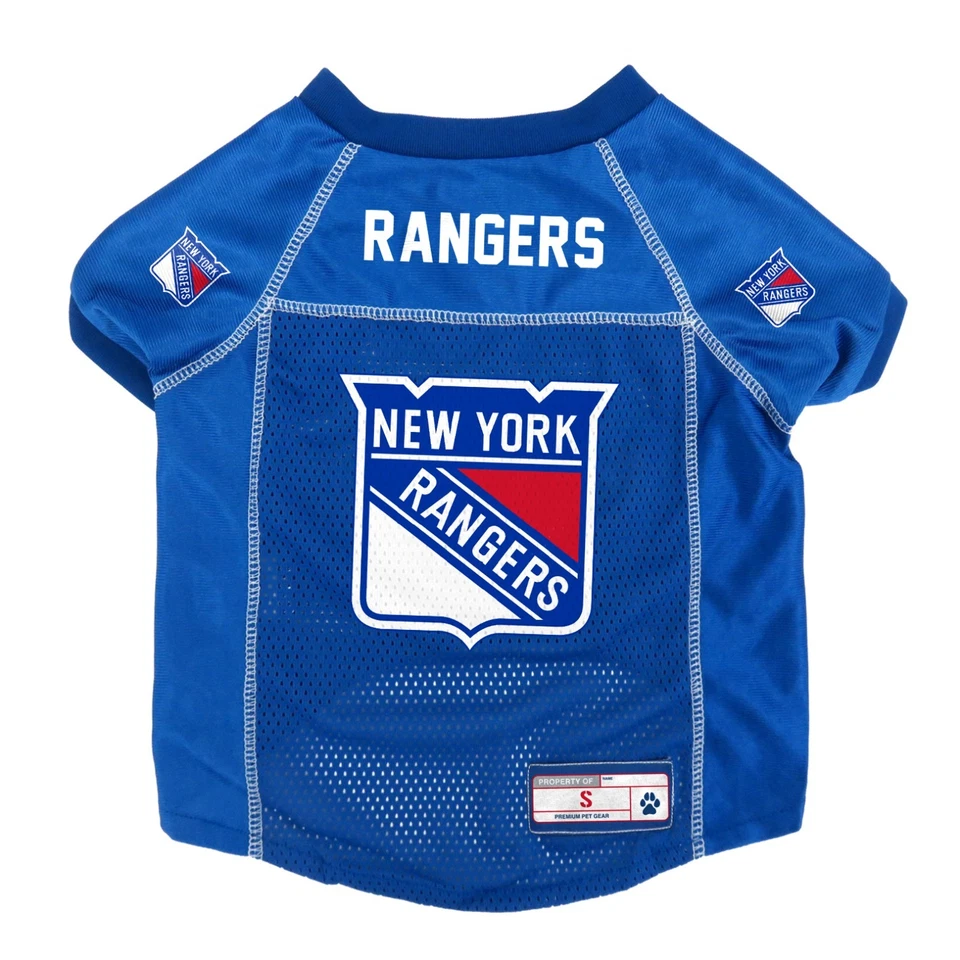 HUNTER PET GEAR New York Rangers NHL Pet dog jersey shirt (all sizes) NEW