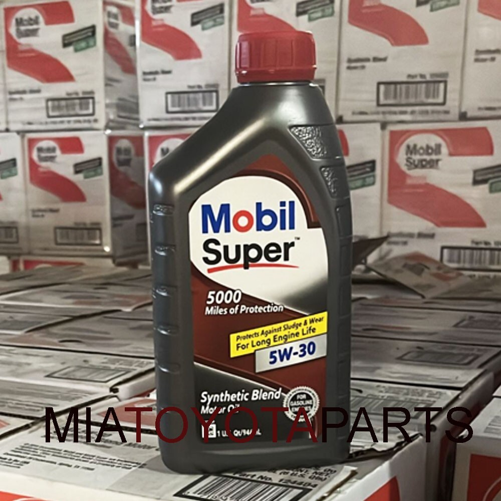 12 Quarts Mobil 1 Super Synthetic Blend Motor Oil 5W-30 124404
