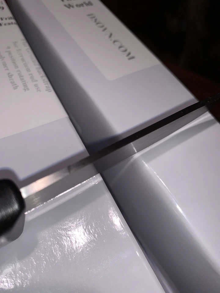 "Cuchillo de hoja fija de acero inoxidable de 4,01"" con funda arbusto artesanía caza pesca" Foto 3 de 4