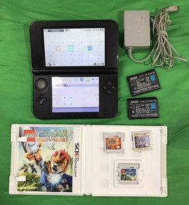Red Nintendo 3ds Xl With 2 Gb Memory 2 Pokemon 1 Lego Game Tested Works Ebay