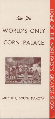 1950's Mitchell, South Dakota Corn Palace Brochure