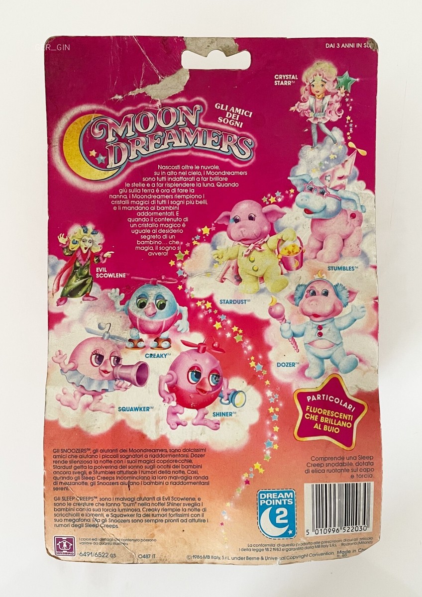 MOON DREAMERS | SHINER Sleep Creep | HASBRO 1986 MB | MOC NEW Glow