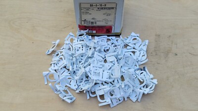 New Cooper B-Line BA-4-16-H Box Of 100 White Sign Hangers