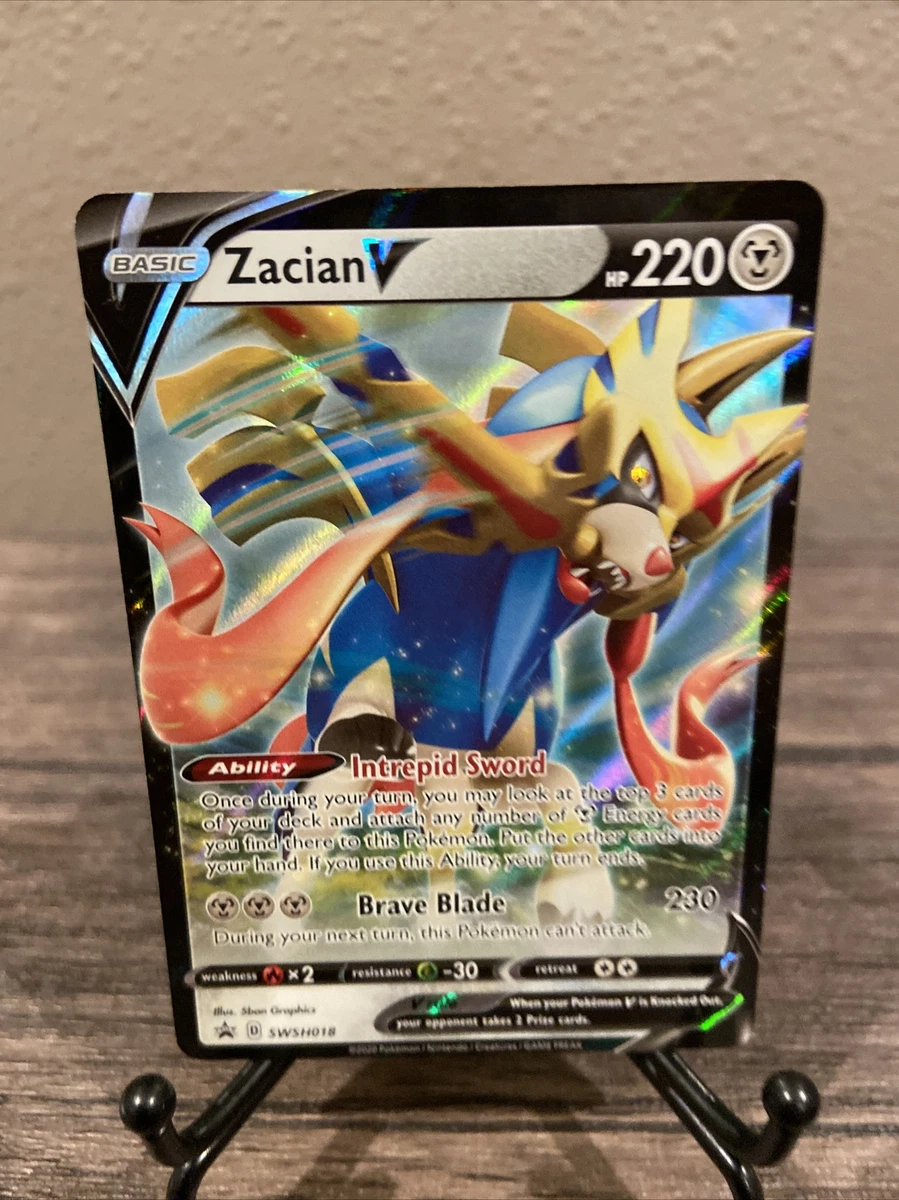 Pokemon Zacian V Promo Card SWSH018