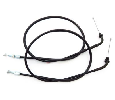 Short Throttle Cable Set - Honda CB550K CB550 CB750 - 1977 - 1978