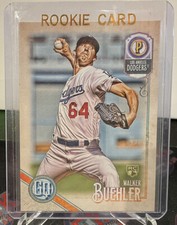 2018 Topps Gypsy Queen Walker Buehler Bazooka Back Rookie SSP Dodgers #222
