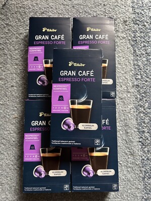 TCHIBO Gran Cafe Espresso Forte 5 x 10 capsules = 50 Capsules Nespresso