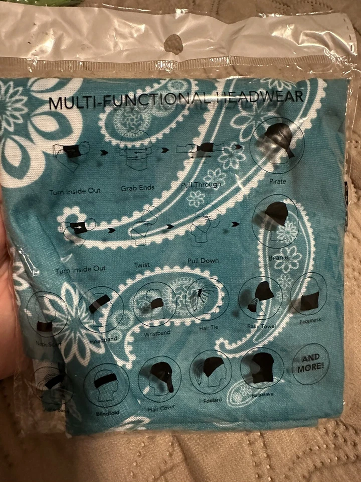 Gorros multifuncionales para adultos transferencia térmica y de humedad paquete de 4 formas de usar 10+ Foto 2 de 4