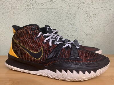 RARE Nike Kyrie 7 Roswell Rayguns Black Gold Mens Shoes CQ9326-003 Size 14