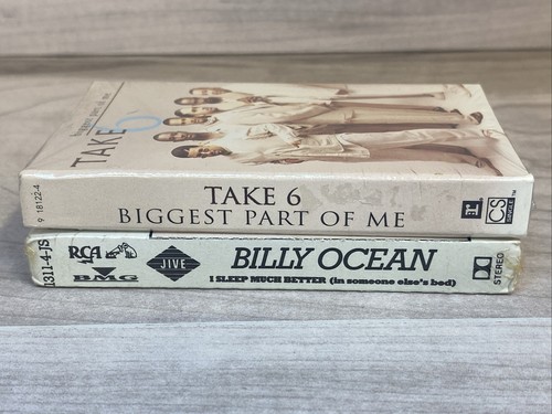 Cassette Tape Singles Lot Of 2 R&B 90’s Take 6 & Billy Ocean Brand New & SEALED - Picture 6 of 6