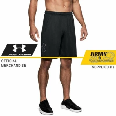 Under Armour Tech Grafik Shorts Fitness SPORTS Schnell Trocknend Netz Taschen - Bild 1 von 4