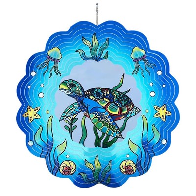Meeresschildkröte Wind Spinner 3D hängender Wind Spinner Meeresschildkröte Ornament Geschenke, 2296
