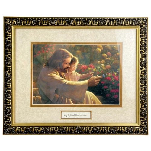 Greg Olsen Framed Art Print Precious in His Sight LDS Mormon Latter Day Saints