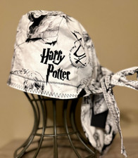Harry Potter Scrub Cap Marauders Map Surgical Hat Medical Tie Back Nurse Doctor