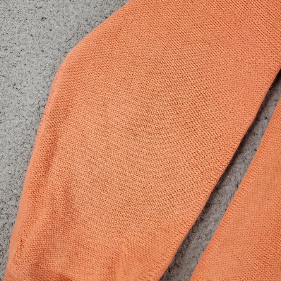 Adidas Sweater Boys Large Orange Casual Pullover Hoodie Sweatshirt Kids * - Image 3 of 4
