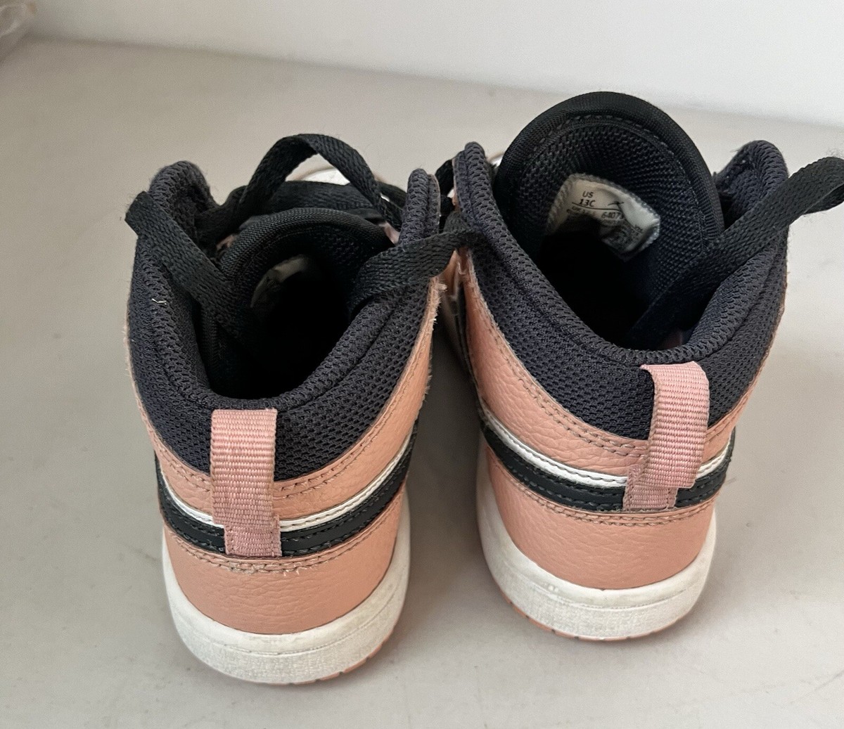 Nike Air Jordan 1 Mid Pink Quartz GS | eBay