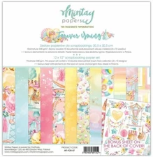 Mintay Papers 12 x 12 Scrapbooking Paper Set (Forever Young or Love Letters)    