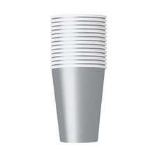 8/14pcs Paper Cups Solid Color Party Disposable 9oz/12oz for Hot & Cold Drinks