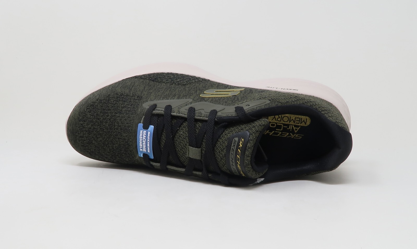 Skechers Skech-Lite Pro Faregrove Mesh Nylon Dark Green Shoes Men Sneakers