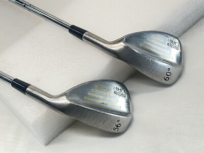 RH Master Grip 56* & 60* Golf Wedges Stiff Flex Steel '' 35.5'' Length