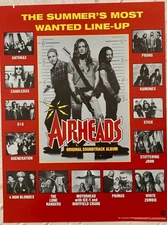 Airheads 1994 Soundtrack Promo Poster D Generation Motorhead Ramones Primus X