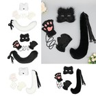 Therian Mask and Tail Lovely Halloween Costume Accessories for Adults Children