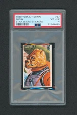1980 Star Wars Empire Strikes Back Bossk #37 Yoplait stickers PSA 4
