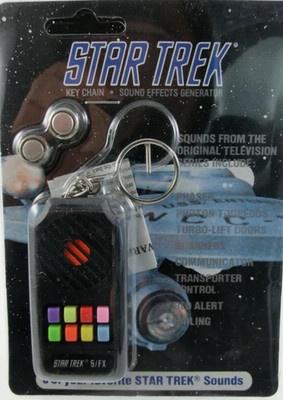 8 Geräusche Classic Star Trek - Schlüsselanhänger Keychain m. Sound, vintage