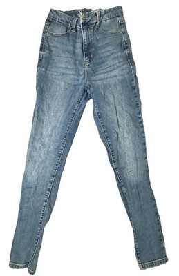 Juniors Jean Pants No Boundaries Size 9 Denim Pants Skinny Leg Medium Wash