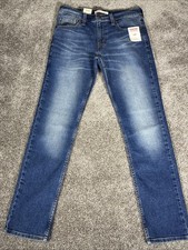Levis Signature Womens Slim Fit Straight Jeans Mid Rise Stretch Denim 29x30 NWT