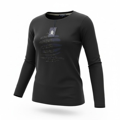 MARINA YACHTING Herren T-Shirt S Aus Reiner Baumwolle Schwarz Jersey Rundhals