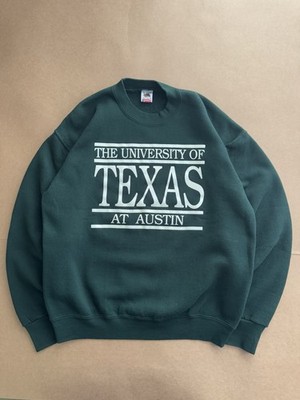 Vintage 90s The University of Texas at Austin Green Sweatshirt XL