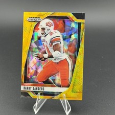 2025 Panini Prizm Draft Picks #188 Barry Sanders Prizms Gold Ice