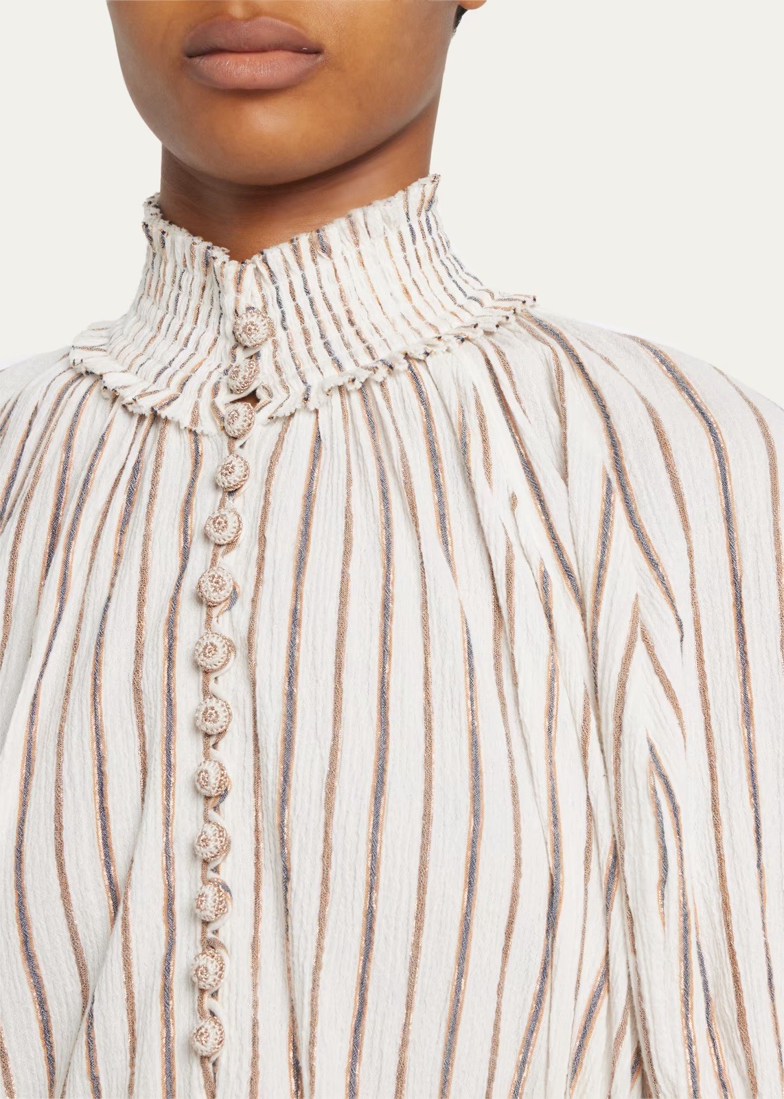 Zimmermann Diva Puff Sleeve Maxi  Dress Sz 3 RRP $850 — image 3