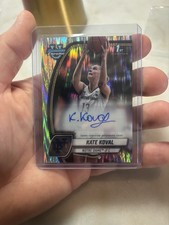 2024-25 Bowman Chrome University Kate Koval 1st Bowman Auto RC #42 Notre Dame
