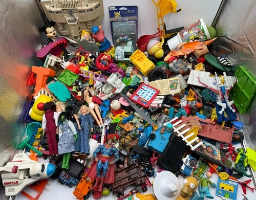 Vintage 1980/90s Toys mixed lot Parts Accessory Weapon HUGE 100s TONS OF PIECES