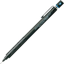 Pentel Mechanical Pencil, Graph 1000 for Pro, Draft, 0.7mm PG1007 Black