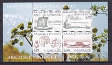 GREENLAND  1999 VIKINGS S/S MNH