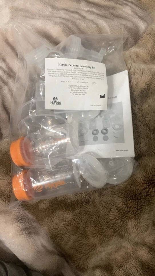 Extractor de leche doble recargable Hygeia Fit Foto 3 de 4