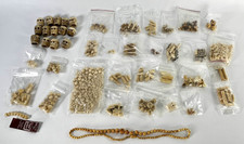 Vintage Creepy  Skull  Jewelry Making Beads Bone & Plastic #BD143 Unique