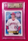 2018 Topps Heritage Action Variation Shohei Ohtani RC Card No. 17 BGS 9.5