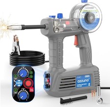 AZZUNO Handheld Flux Core MIG Welder 110V, 100A Gasless Portable Welding Machine