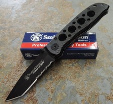 Coltello tascabile Smith & Wesson Extreme Ops coltello a una mano 440A acciaio 