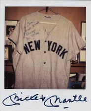 Mickey Mantle 1968 Last NY Yankees Game Worn Jersey SIGNED Polaroid JSA LOA