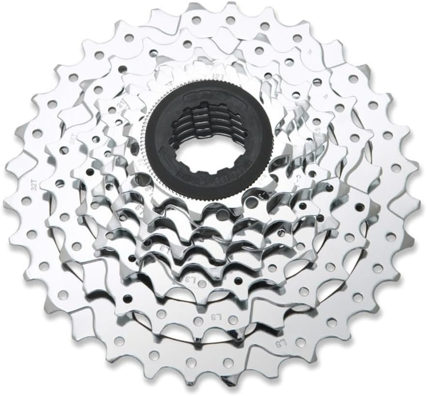 PG-830 8-Speed Cassette 11-28T Silver | HG Compatibility, Durable Steel Construc