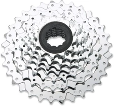 PG-830 8-Speed Cassette 11-28T Silver | HG Compatibility, Durable Steel Construc