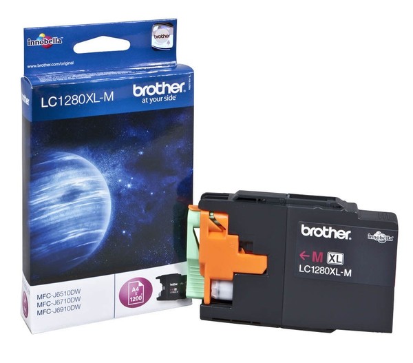 Original Xl Tintenpatrone Lc 1280 Xl Brother Mfc J 6510DW Magenta-image
