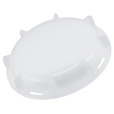 IBC tank adapter 61mm ID female plastic wire lid, white pcs2